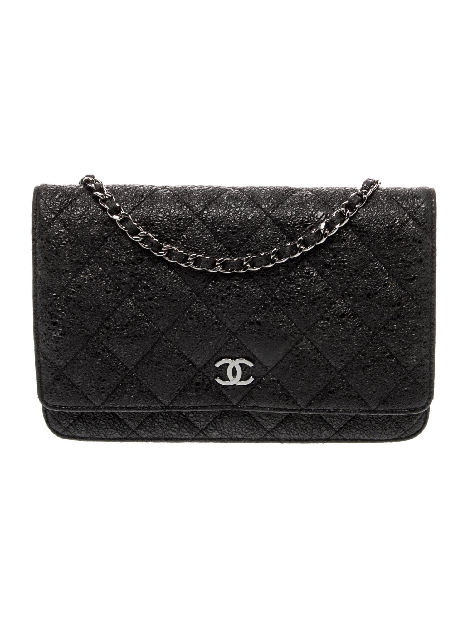 Chanel Chanel Classic Crackled Wallet On Chain