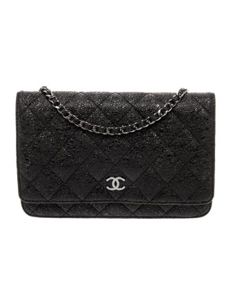 Chanel Chanel Classic Crackled Wallet On Chain
