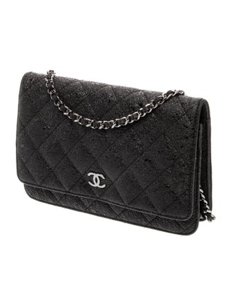 Chanel Chanel Classic Crackled Wallet On Chain