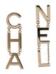 Chanel 2020 'CHA-NEL' Drop Earrings