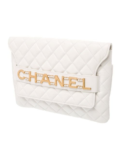 Chanel Quilted Enchained Clutch