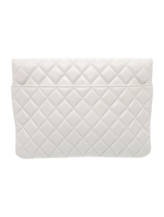 Chanel Quilted Enchained Clutch