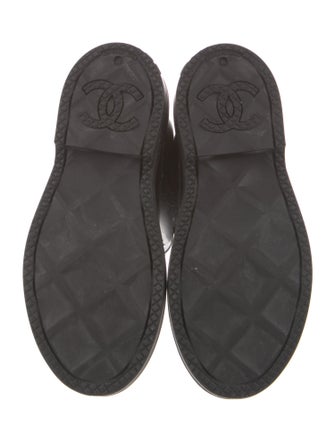Chanel Interlocking CC Logo Rubber Rain Boots