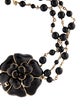 Chanel Resin CC Camellia Multistrand Necklace