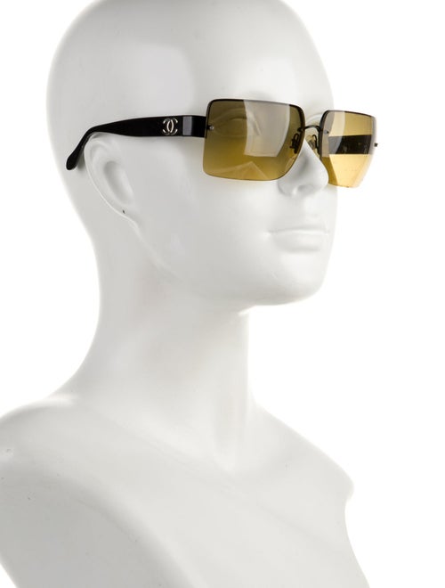 Chanel Interlocking CC Logo Square Sunglasses