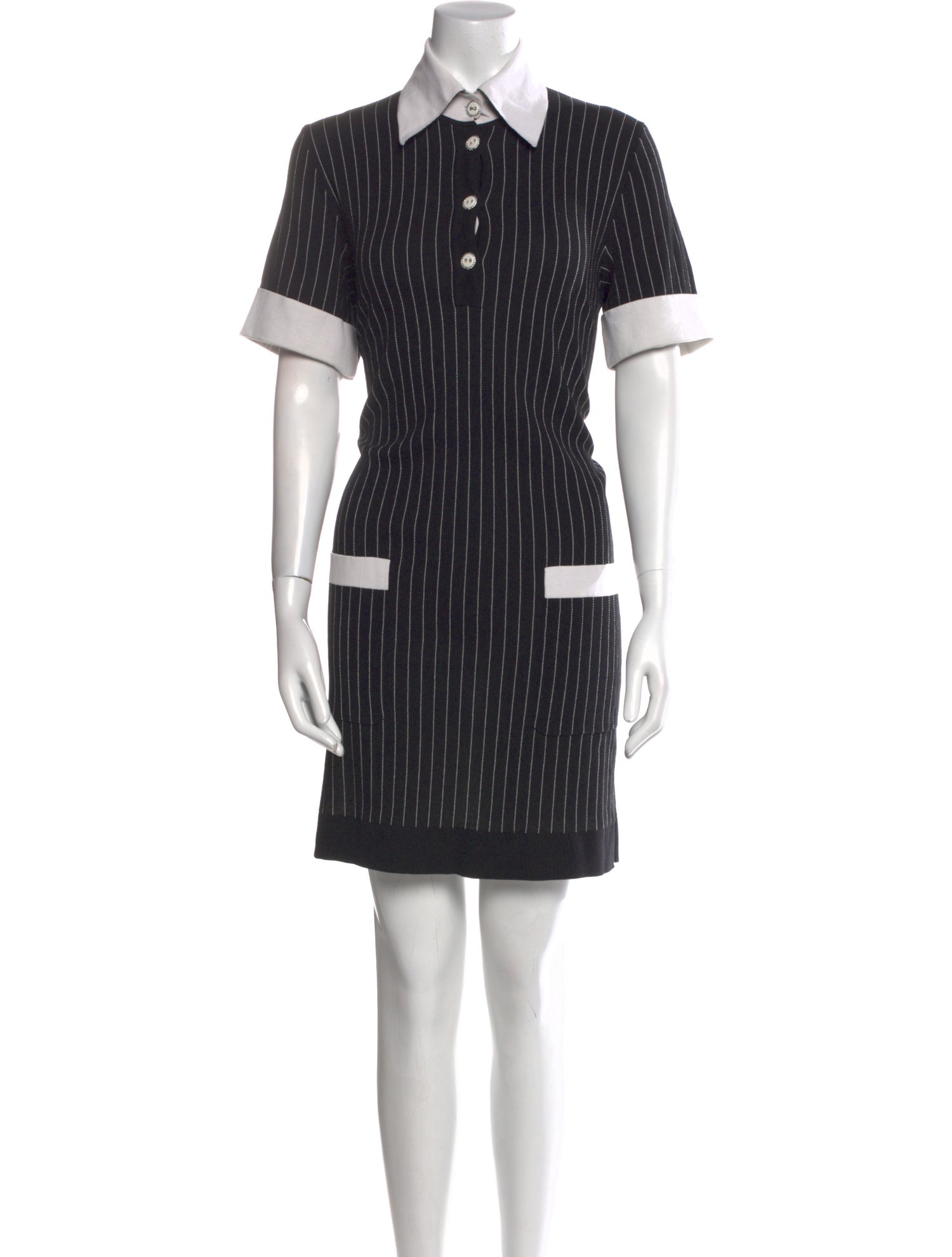 Chanel Striped Mini Dress