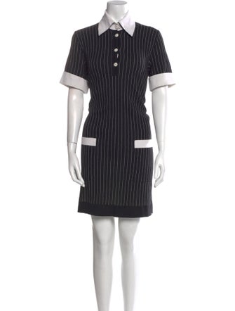 Chanel Striped Mini Dress