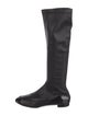 Chanel Interlocking CC Logo Leather Riding Boots