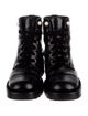 Chanel 2021 Interlocking CC Logo Combat Boots