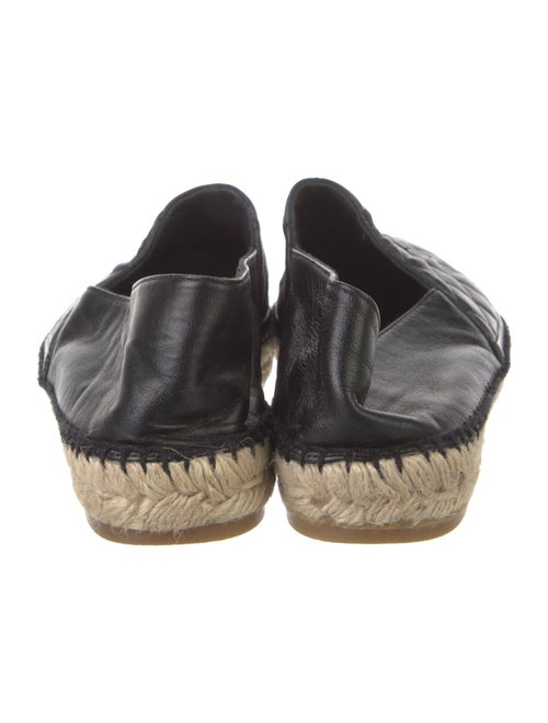 Chanel Interlocking CC Logo Leather Espadrilles