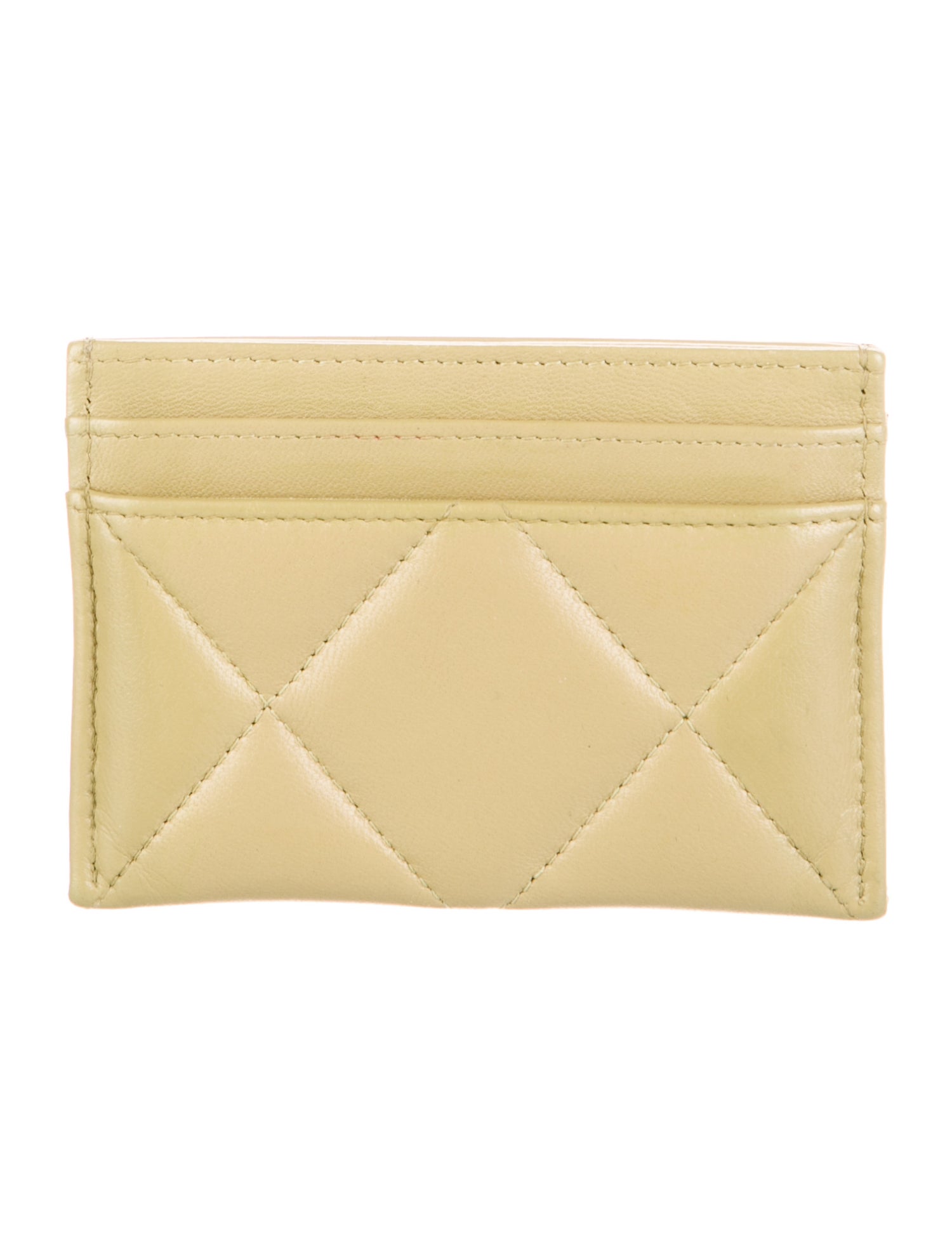Chanel 19 Card Holder Interlocking CC Logo Card Holder