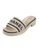 Chanel 2021 Interlocking CC Logo Slides