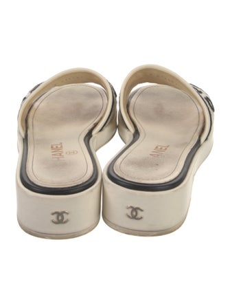 Chanel 2021 Interlocking CC Logo Slides
