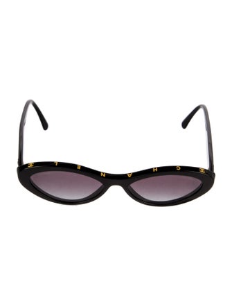 Chanel Interlocking CC Logo Round Sunglasses