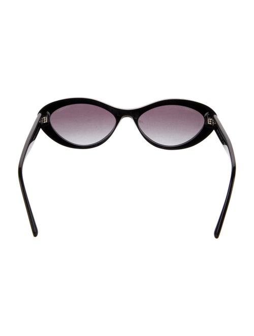 Chanel Interlocking CC Logo Round Sunglasses