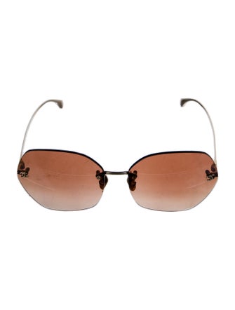 Chanel Interlocking CC Logo Oversize Sunglasses