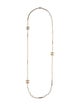 Chanel Faux Pearl CC Station Necklace