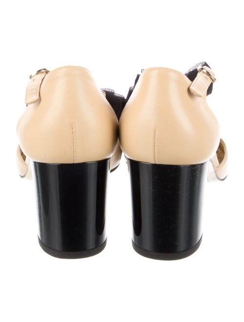 Chanel 2017 Interlocking CC Logo T-Strap Pumps