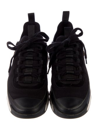 Chanel Interlocking CC Logo Calfskin Sneakers