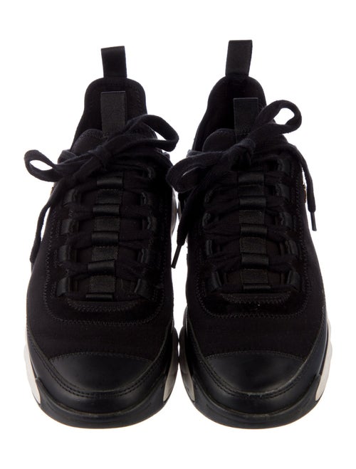 Chanel Interlocking CC Logo Calfskin Sneakers
