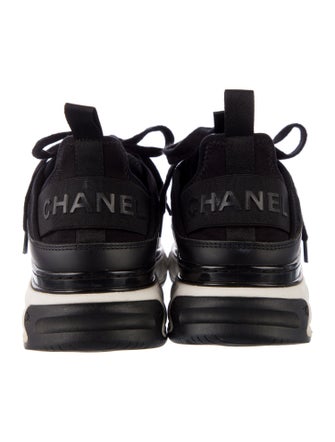 Chanel Interlocking CC Logo Calfskin Sneakers