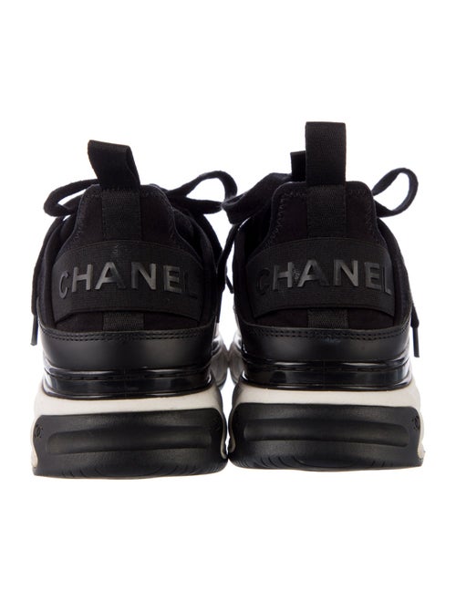 Chanel Interlocking CC Logo Calfskin Sneakers