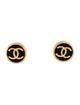 Chanel 2024 Resin CC Stud Earrings