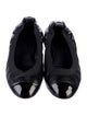 Chanel 2011 Interlocking CC Logo Ballet Flats