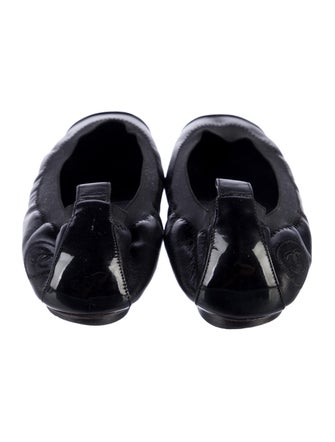 Chanel 2011 Interlocking CC Logo Ballet Flats