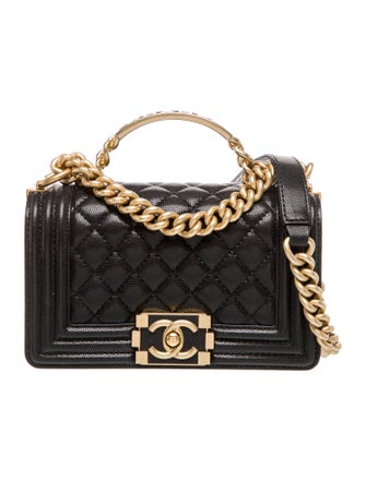 Chanel Small Boy Top Handle Bag
