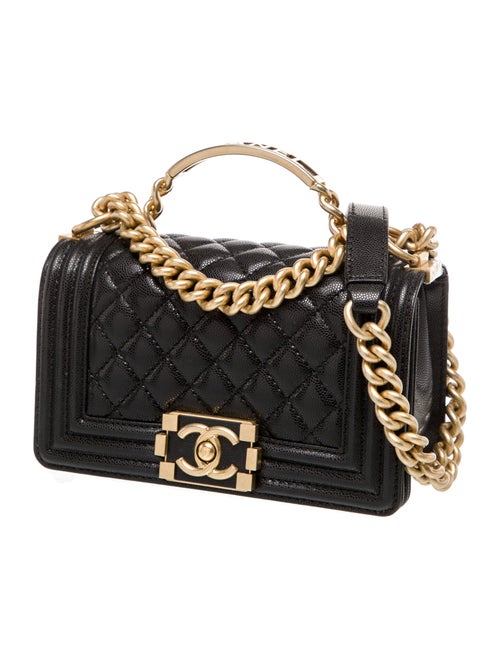 Chanel Small Boy Top Handle Bag