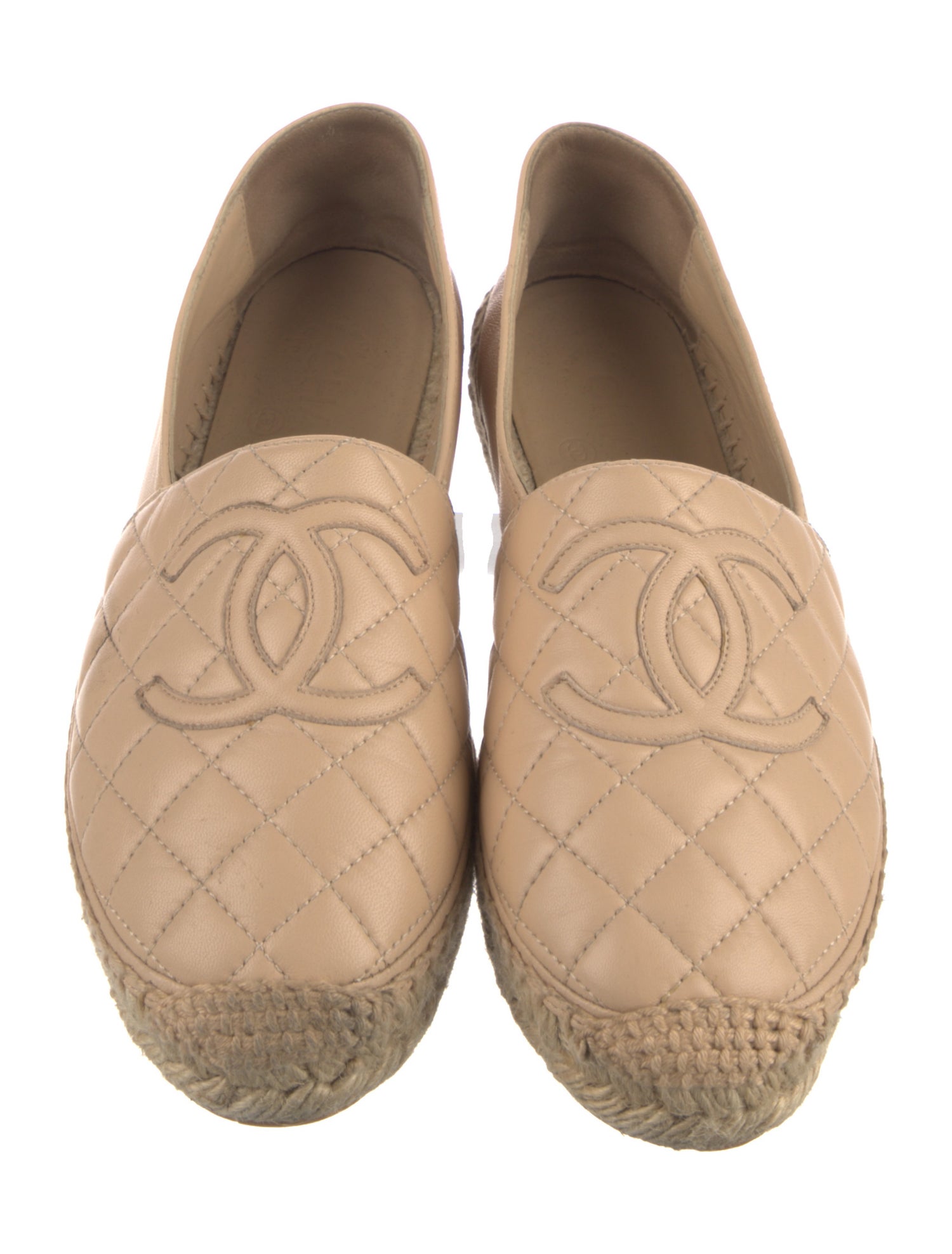 Chanel 2019 Interlocking CC Logo Espadrilles