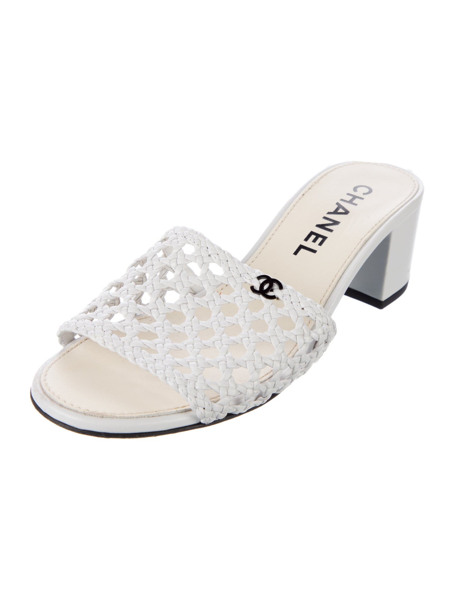 Chanel 2021 Interlocking CC Logo Slides