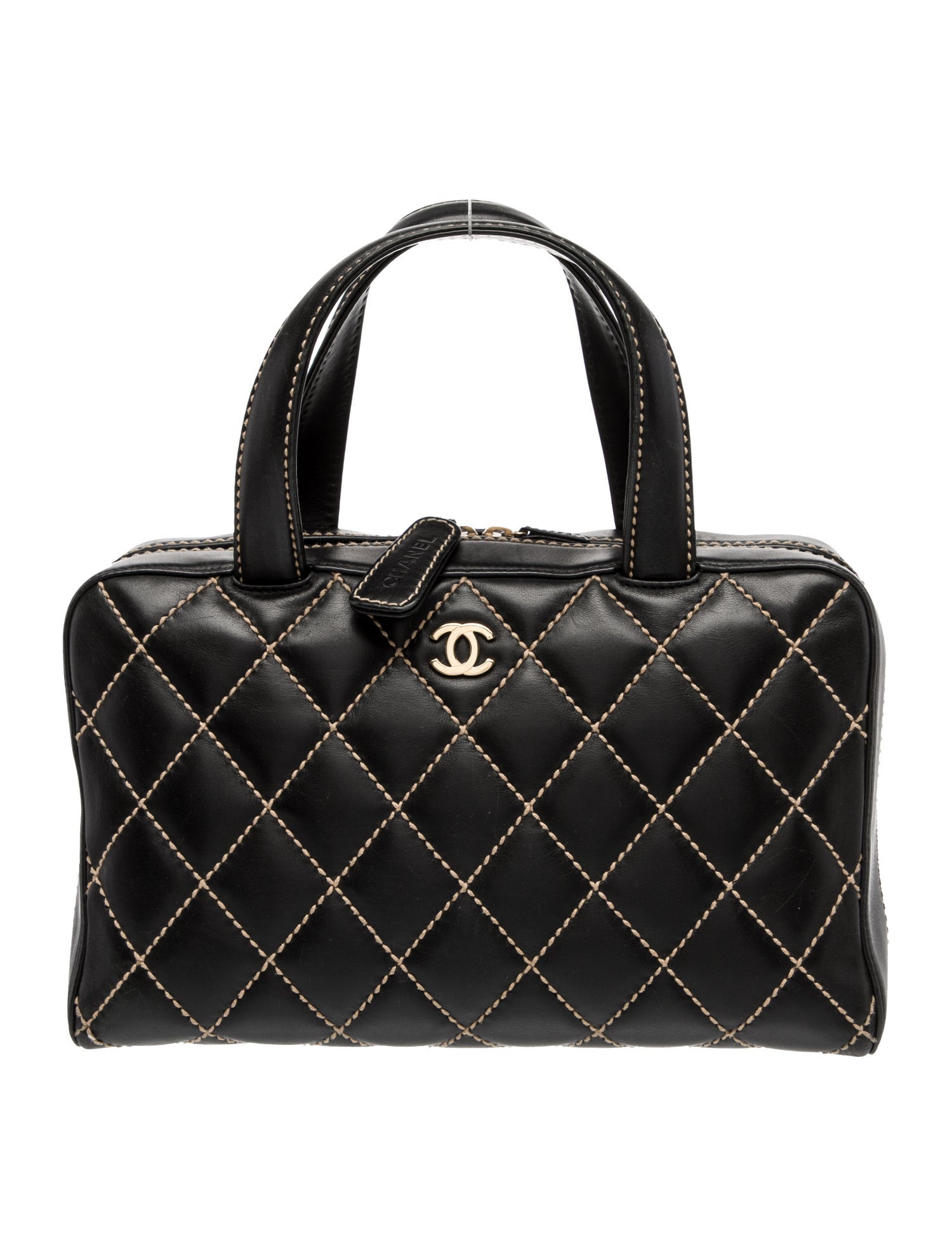Chanel Stitch It Surpique Bowler Bag