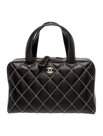Chanel Stitch It Surpique Bowler Bag