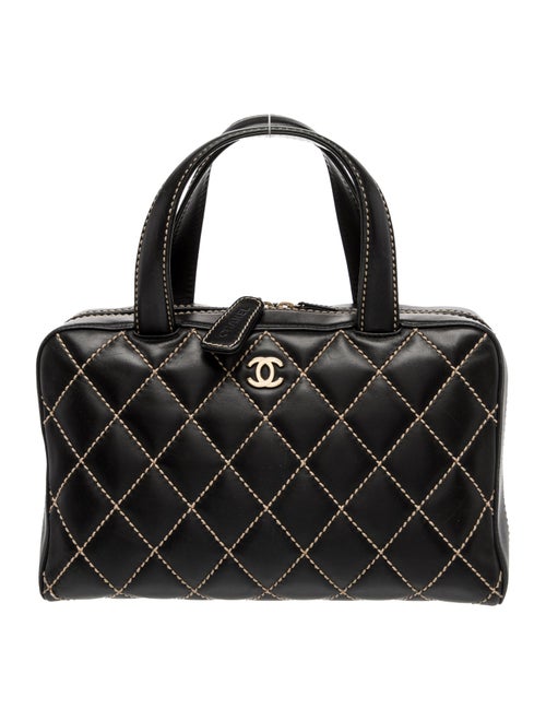 Chanel Stitch It Surpique Bowler Bag