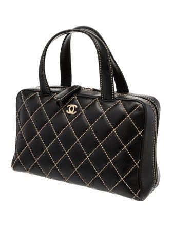Chanel Stitch It Surpique Bowler Bag