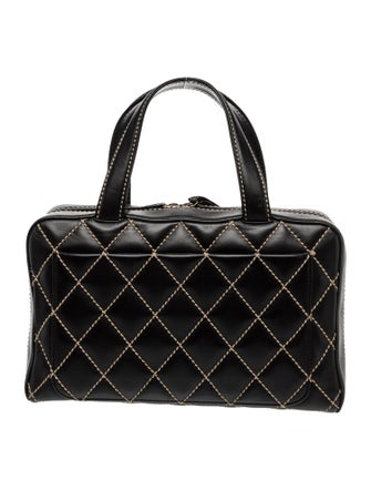 Chanel Stitch It Surpique Bowler Bag