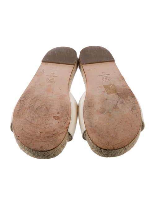 Chanel 2018 Interlocking CC Logo Espadrilles