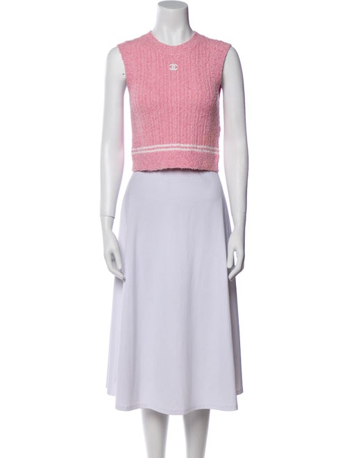 Chanel 2022 Crew Neck Crop Top