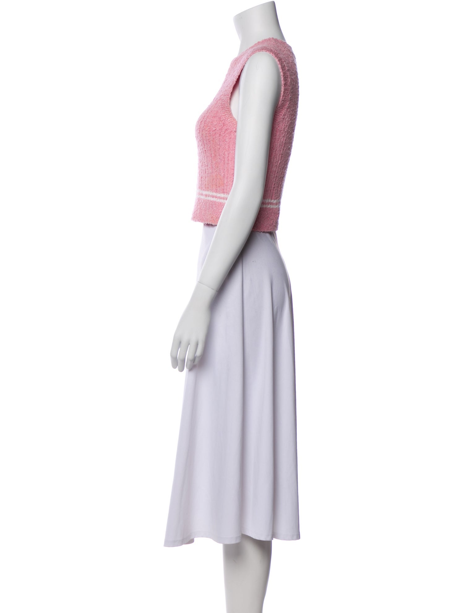 Chanel 2022 Crew Neck Crop Top