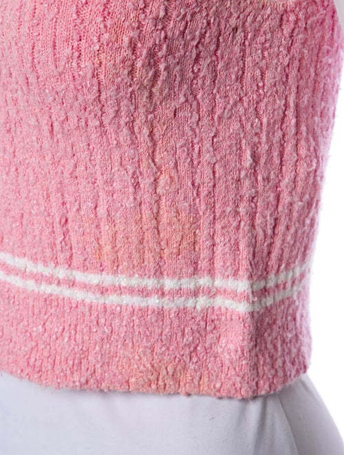 Chanel 2022 Crew Neck Crop Top