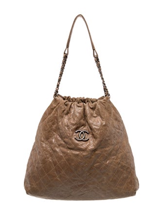 Chanel Large Elastic CC Shopping Tote