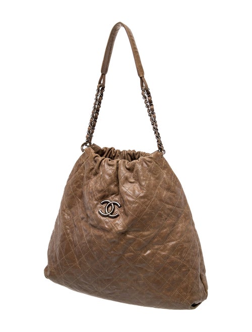 Chanel Large Elastic CC Shopping Tote