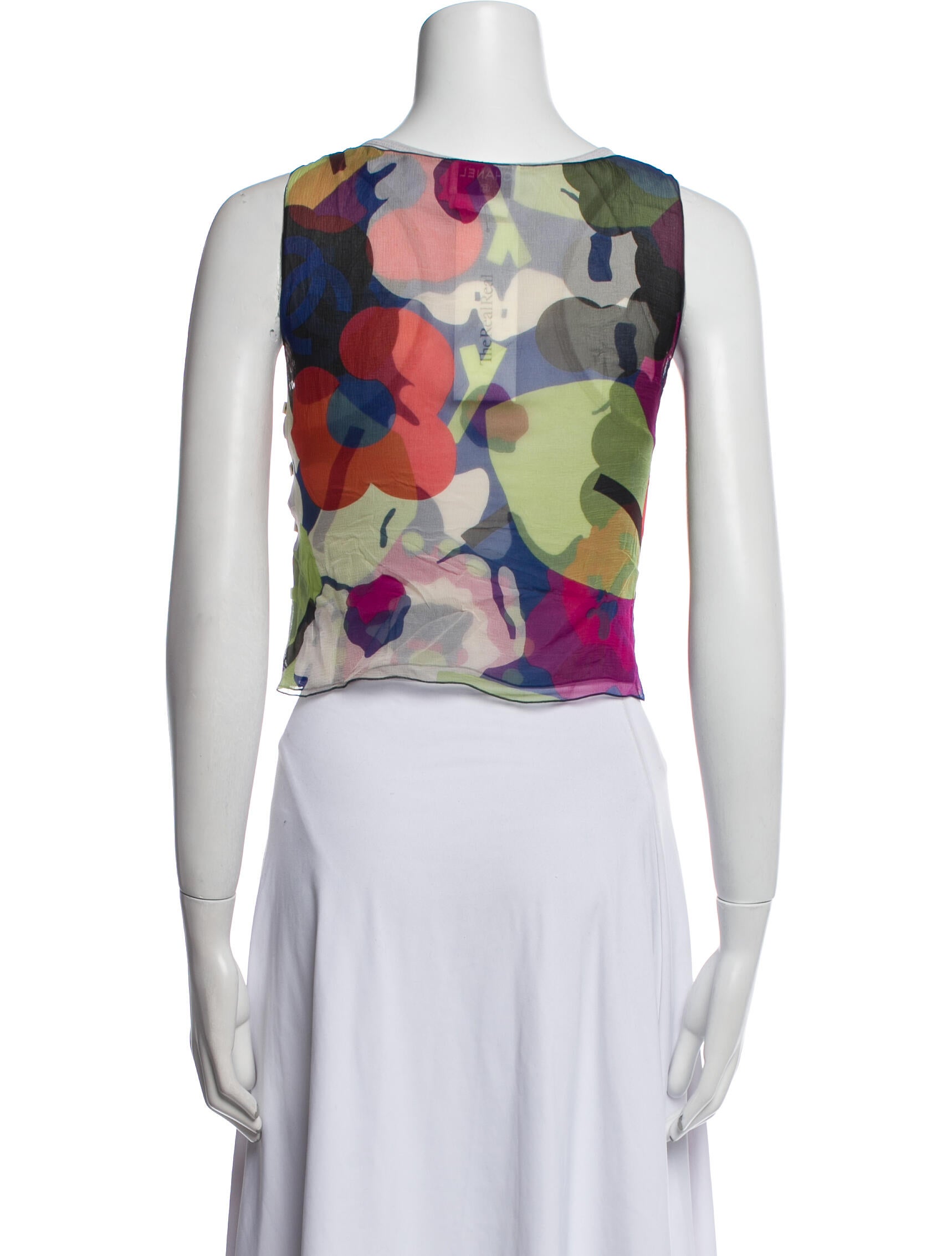 Chanel 2000 Silk Crop Top