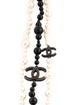 Chanel Faux Pearl & Resin CC Bead Multistrand Necklace