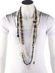Chanel Faux Pearl & Resin CC Bead Multistrand Necklace