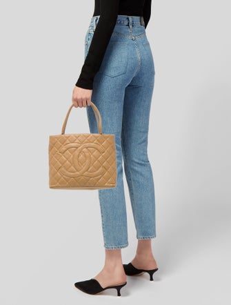 Chanel Caviar Medallion Tote