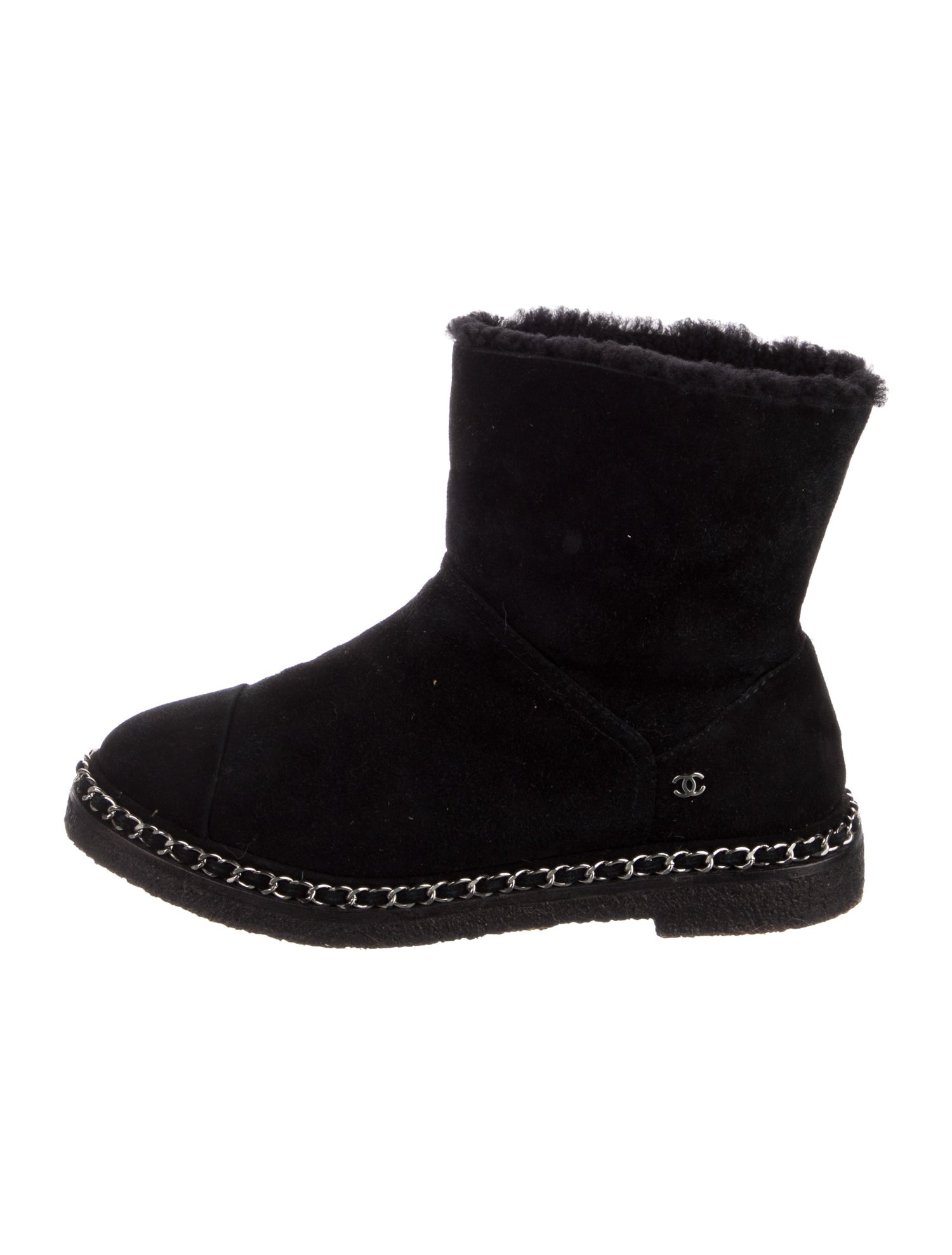 Chanel 2019 Interlocking CC Logo Boots