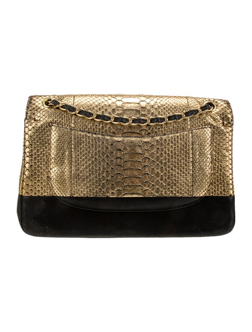 Chanel Python Jumbo Double Flap Bag